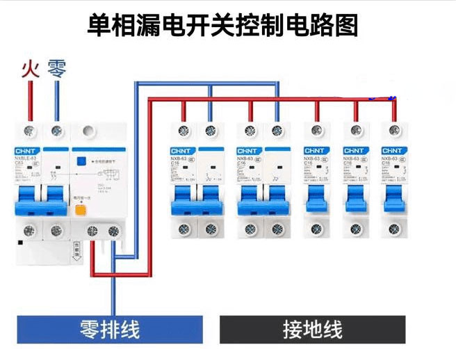 三相四線制電路中可以使用單相漏電保護器嗎？