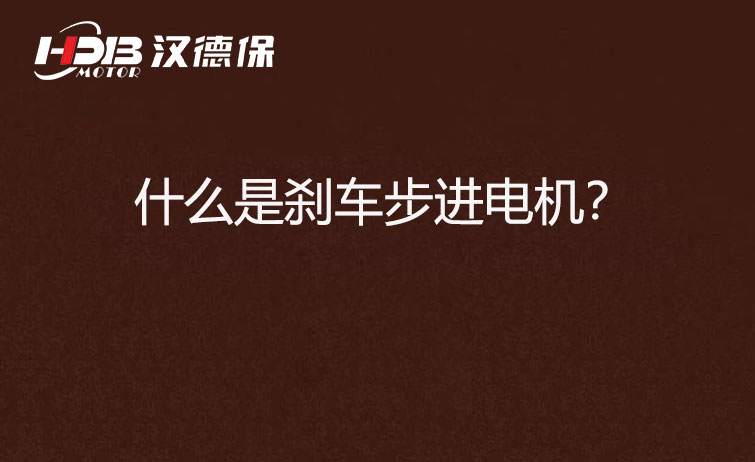 什么是剎車步進(jìn)電機(jī)？